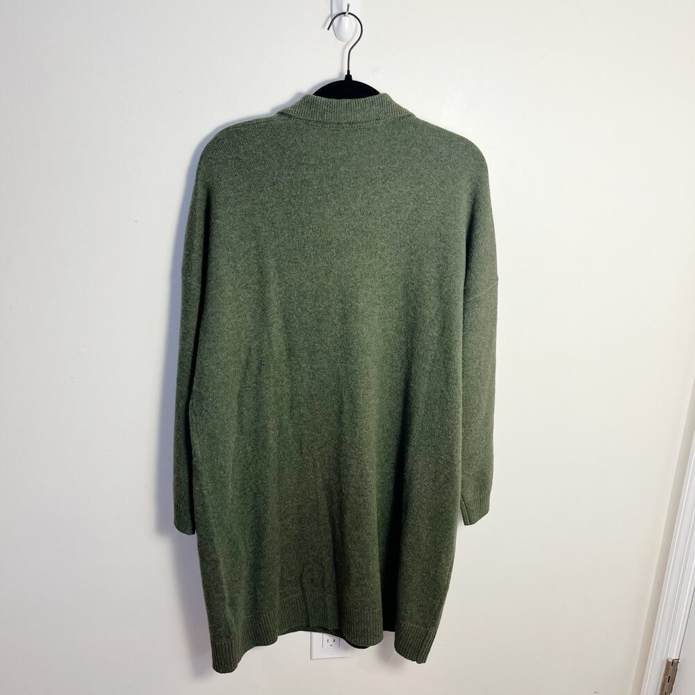 Madewell Olive Long Sleeve Dress - Picture 7 of 9